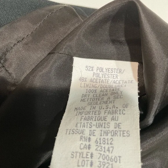 🌱NWT Talbots Women’s Maxi Black/White Shoulders Bows Details, Size 6 - Picture 13 of 13